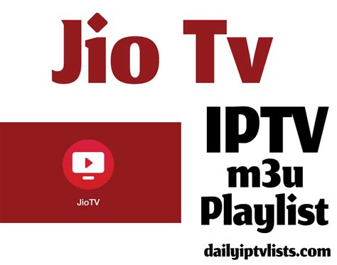 Sie ben&246;tigen lediglich einen IPTV Media Player f&252;r Android, Smart TV oder iOS, der den. . Jio tv m3u playlist 2023 download